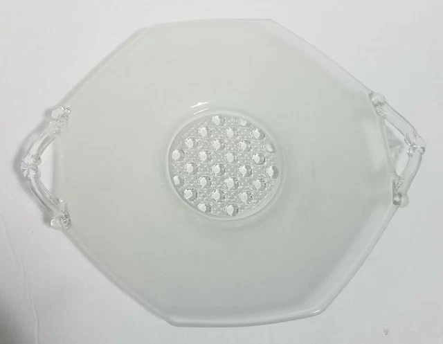 Vintage Glass Octagon Plates FOR SALE! - PicClick UK