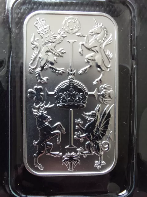 2023 Royal Mint Celebration Bar 1oz 999 Fine Silver sealed in OMP