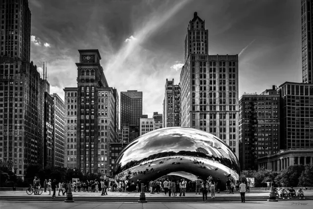 CLOUD GATE AKA/ THE BEAN  Chicago 10x15 Fine Art Photograph Print