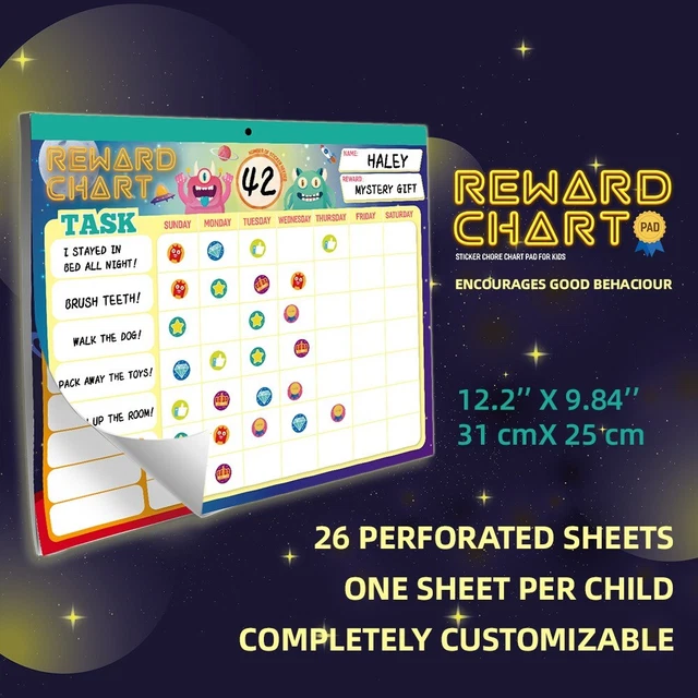 KIDS PLANNER REWARD Chart Magnetic Daily Routine Chart Children EUR 15 ...