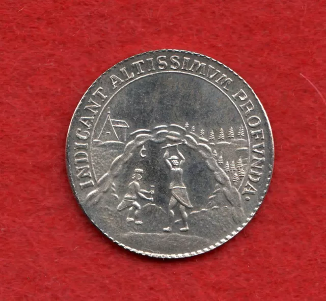 Rechenpfennig 1766 Silber - Johann Anton Pfeffer  Zu Zellerfeld