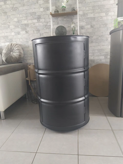 Armoire Hartford 241, Marbre noir, Noir mat, 200x120x62cm, Portes d