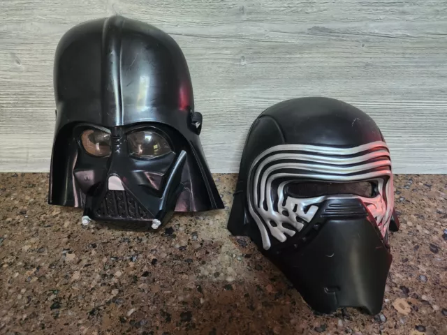 Kylo Ren & Darth Vader Plastic Halloween Masks