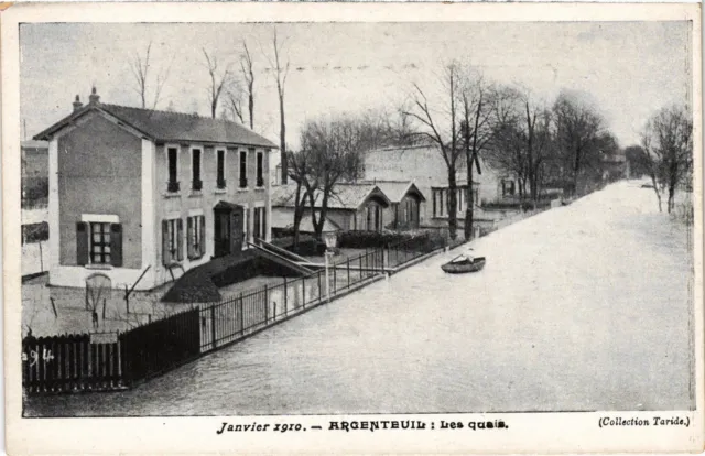 CPA Argenteuil Les Quais, 1910 January FRANCE (1331024)