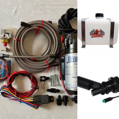 Coolingmist 2.3 Gallone Boot Mount Serbatoio Acqua Metanolo devilsown AEM neve 