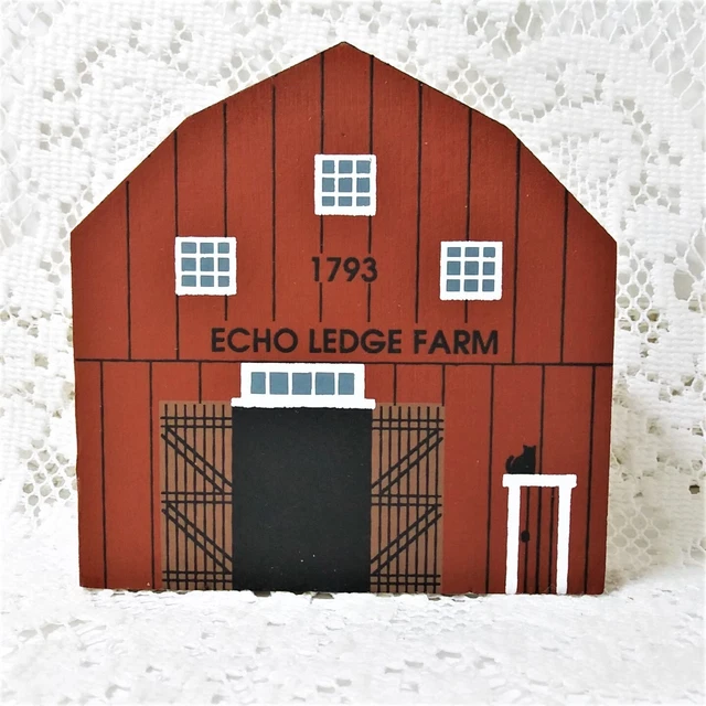 Cat's Meow Village ~ American Barn Series ~ Vermont Barn ~ 1992 ~ Wood