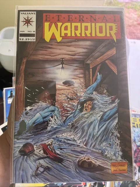 Eternal Warrior Vol.1 #18 Raw Comic in NM+ 9.6 condition with White Pages