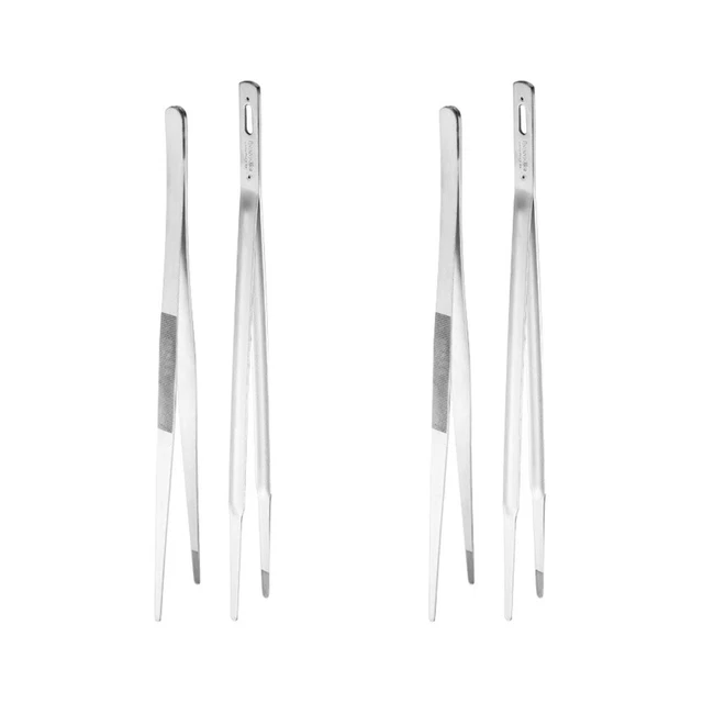 4 piezas clips de acero inoxidable gimnero pasta cocina pinzas acero inoxidable