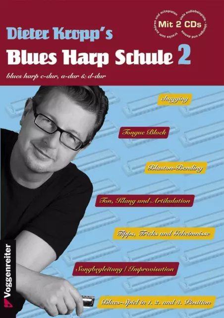 Kropp's Blues Harp Schule Bd. 2 (2CD) FSC Mix, SGSCH-COC-050055 | Dieter Kropp