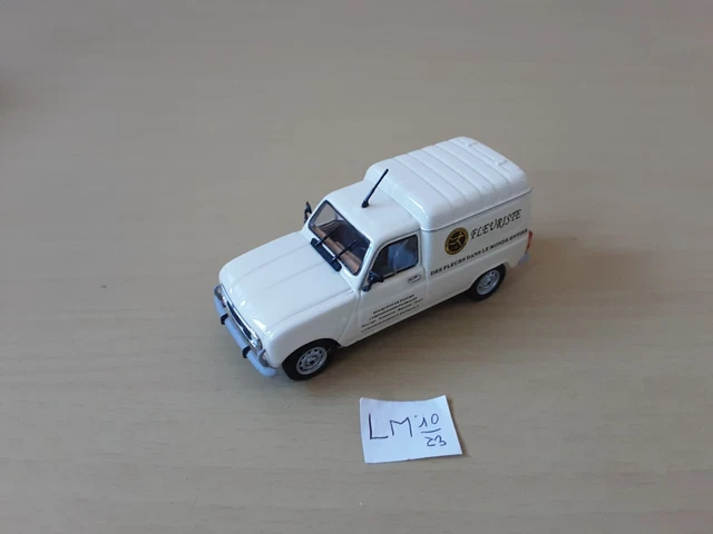 UNIVERSAL HOBBIES, RENAULT 4 F6, 1986, FLEURISTE INTERFLORA, 1/43e