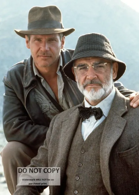 5X7 Photo  Harrison Ford Sean Connery "Indiana Jones & The Last Crusade" (Cc783)