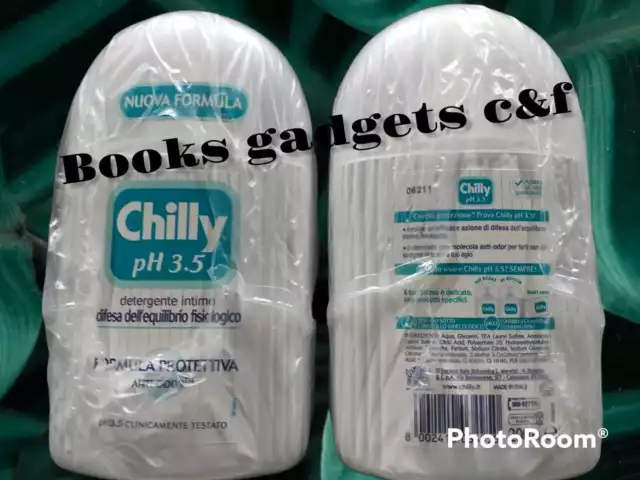 3 Pezzi Chilly ph 3.5 Detergente Intimo Formula Protettiva Antiodor 200ml