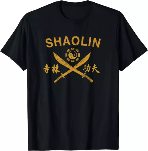 HOT! Shaolin Kung Fu Martial Arts Buddha Shaolin T-Shirt Size S-5XL, Best Gift