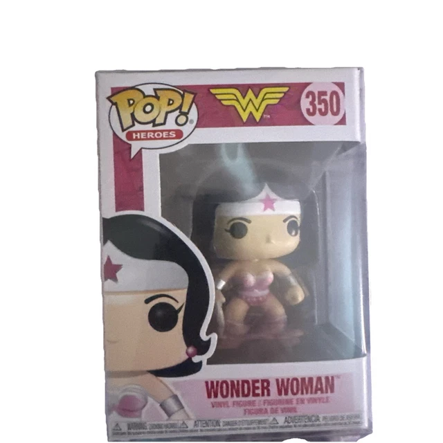 Funko Pop! Wonder Woman Bombshell Edition – Sammelfigur Brustkrebs-Bewusstsein, Ca. 9,5 Cm