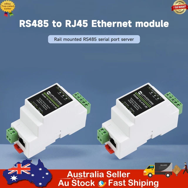 RS485 TO RJ45 Ethernet Module Module Multi-Host to Serial Port Modbus ...