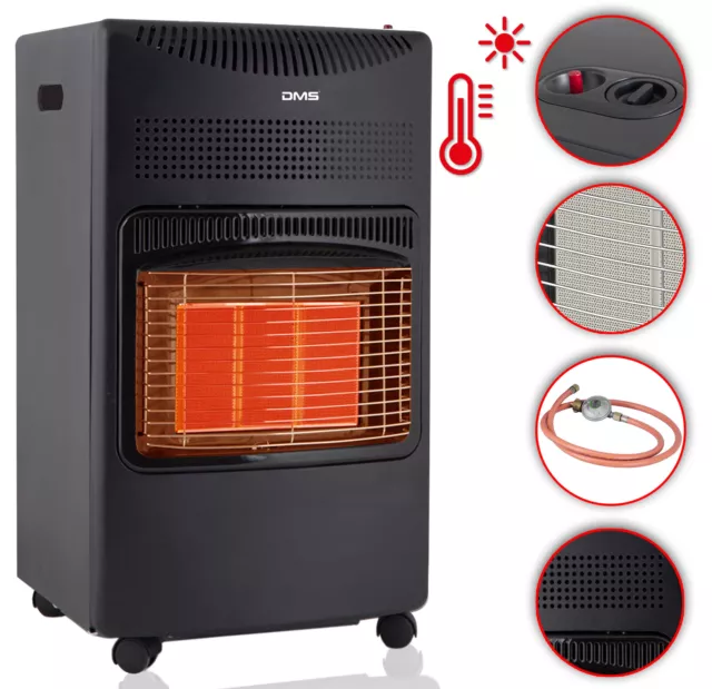 DMS® Gasheizofen 4200W Heizgerät Gasheizung Gasheizer Gasheizstrahler AL20 C KGH