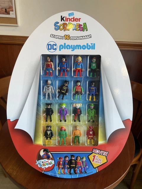 KINDER SORPRESA DC Playmobil Espositore 2025- Nuovo - Completo ...