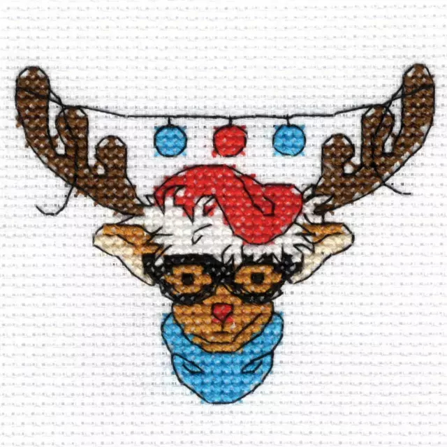 DMC Kreuzstich-Set - Rudolph - Mini-Weihnachtsset