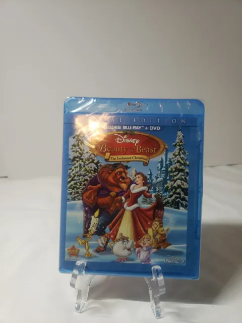 Beauty and the Beast: An Enchanted Christmas (Blu-ray/DVD, 2011, 2-Disc Set) New