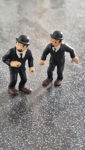 Lot Figurines Tintin Bully - Année 1975 - Première Version (sans Pixi) - Bon état