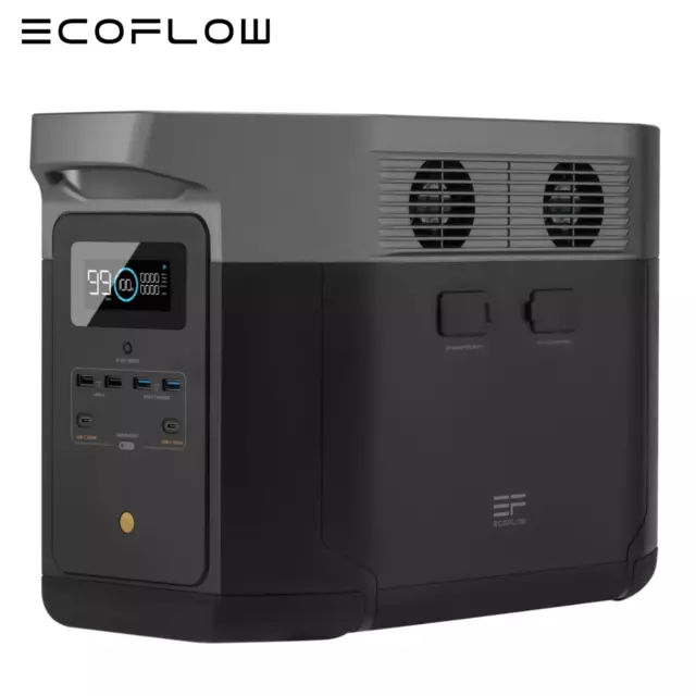 Ecoflow Delta Max Station de Puissance 1612Wh 2000W Générateur Solaire Portable