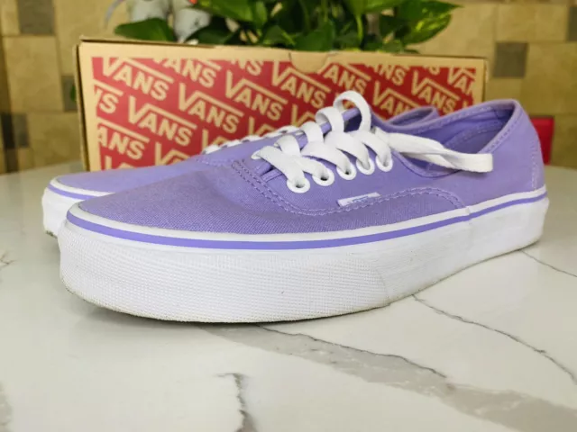 Vans New UA Old Skool Men Size USA 6.5 Skate Shoes Authentic Lavender/True White 2