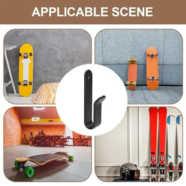 Support Mural Tiardey Pour Skateboard Et Longboard – Acrylique Transparent, Réglable
