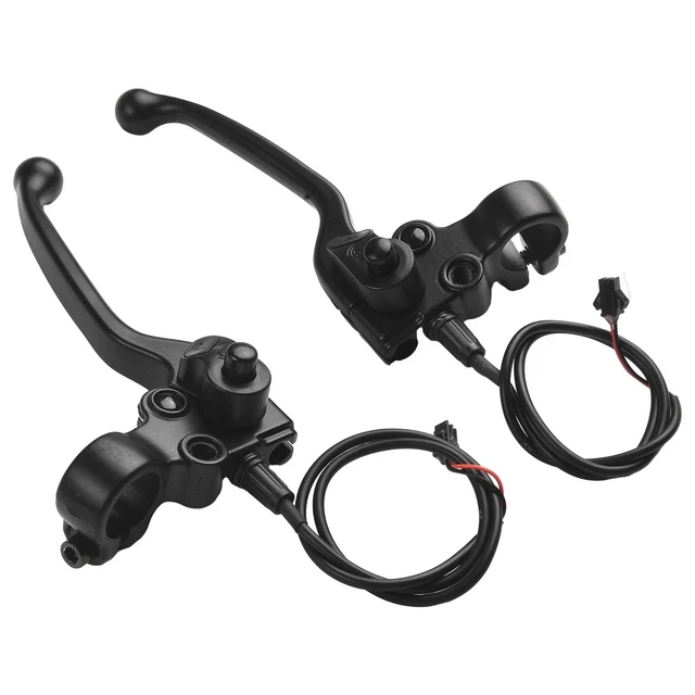 Leviers De Frein Vélo électrique Pour Moteur Tongsheng TSDZ-2 - Aluminium, Diamètre Guidon 22.2mm, Noir