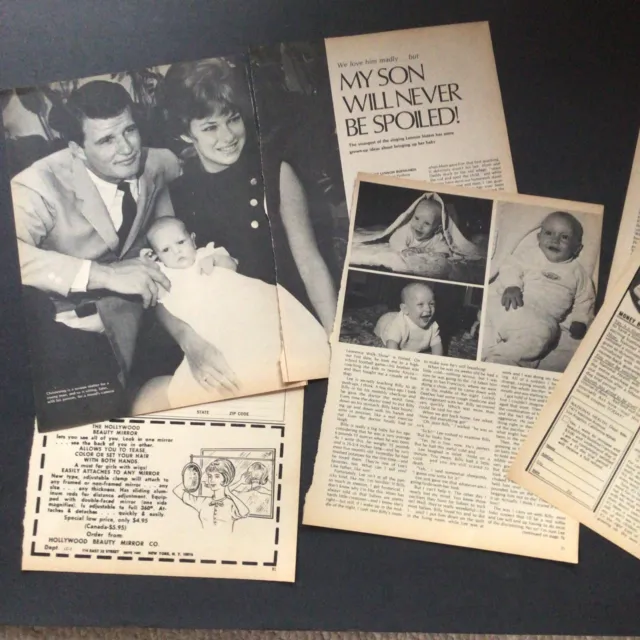 Vintage Rare Janet Lennon The Lennon Sisters Clipping Full Magazine Article