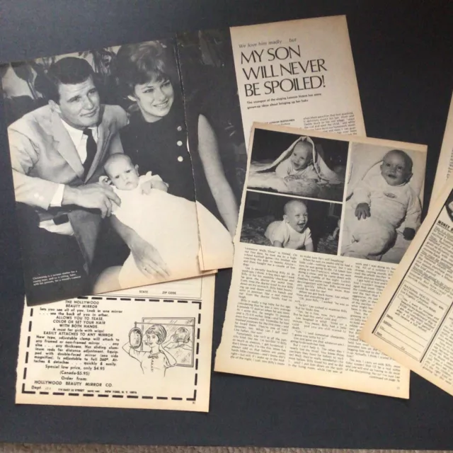 Vintage Rare Janet Lennon The Lennon Sisters Clipping Full Magazine Article