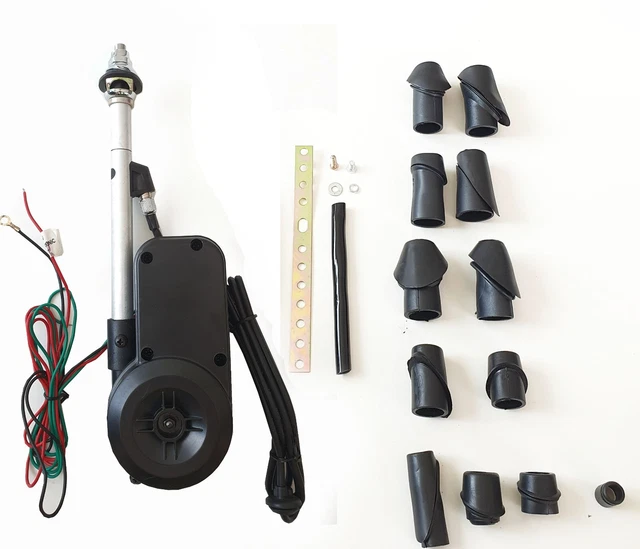 Antena Eléctrica Telescópica Cromada Para Mercedes-Benz W123 W124 W126 W201 W202 R129, AM/FM, 90 Cm, Kummert Business