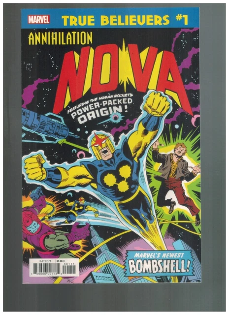 True Believers: Annihilation - Nova #1  VF/NM  2020 Marvel Comic