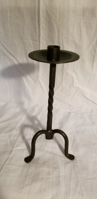 Hand Forged Iron 3 Leg Twist Candle Holder 10" from Park Designs