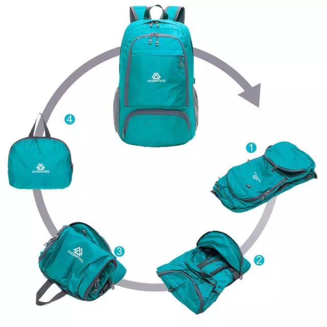 Sac à dos de voyage de randonnée léger, sac à dos ultraléger emballé 35 L sac à dos sac à dos 2
