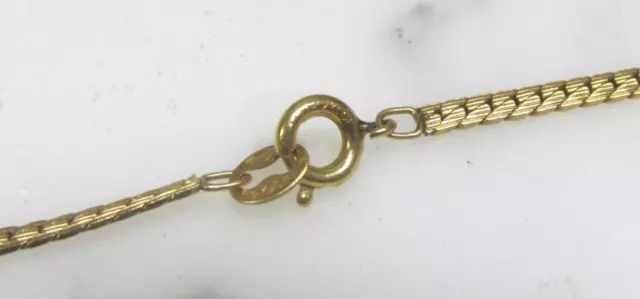 12K YELLOW GOLD Filled Chain Necklace ~ 18