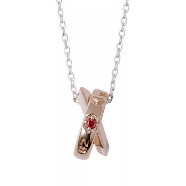 Evangelion Shikinami Asuka Langley Unit 02 Cross Ring Necklace Pendant Japan LTD