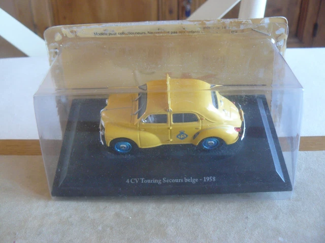 Eligor 1/43 Renault 4CV Cabriolet Larbourdette – GP La Baule 1952 – Bleu