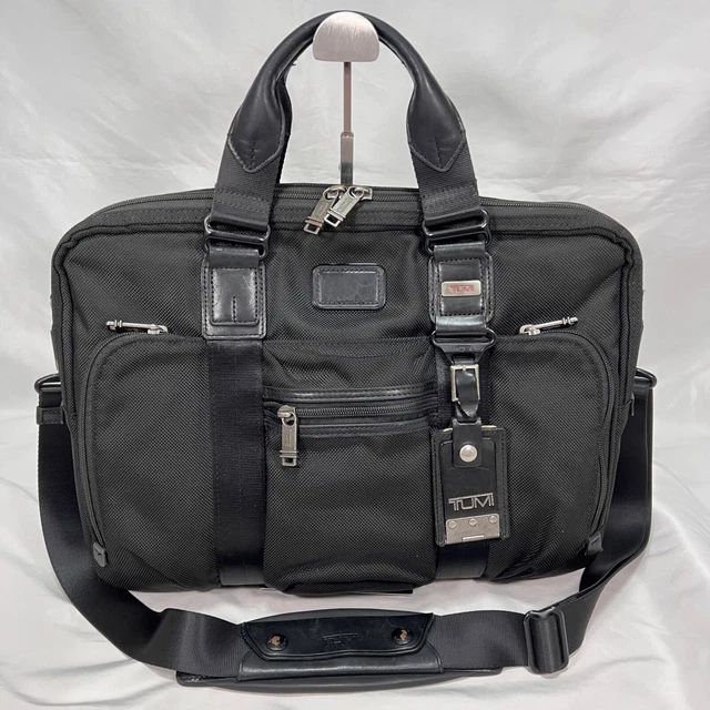 TUMI  22611DH ALPHA BRAVO  Mcnair Slim Briefcase  business bag black men