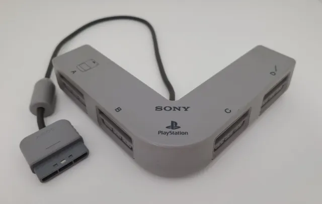 Sony PlayStation MultiTap PS1 SCPH-1070 4-Player Controller Adapter