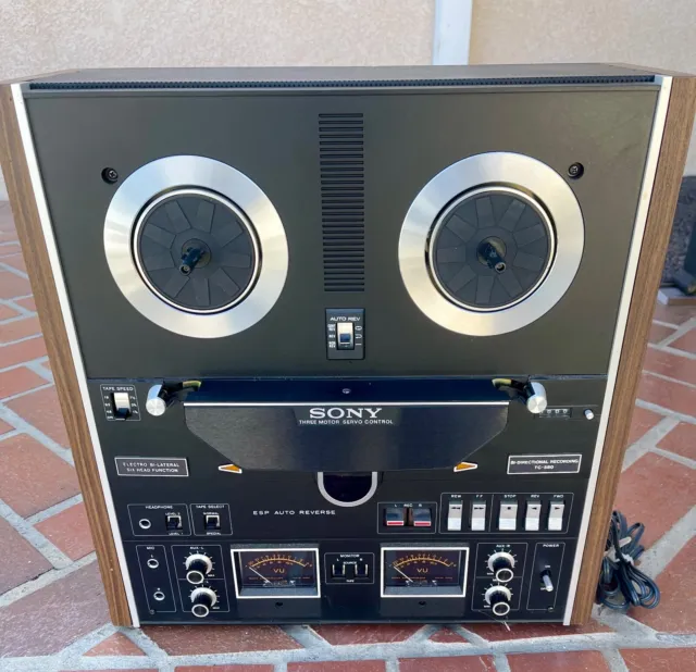 SONY TC-260 REEL To Reel Tape Deck W Amp Speakers Serviced * Nice! $365.00  - PicClick