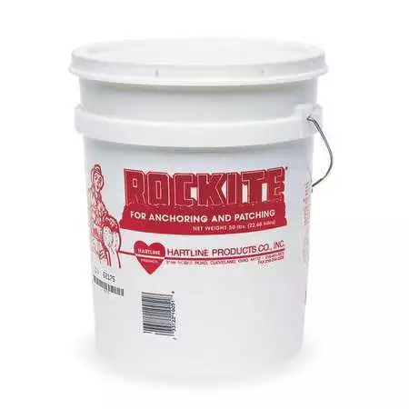 Rockite Cement,Pail,50 lb 10051 Rockite 10051 033122100518 Gray