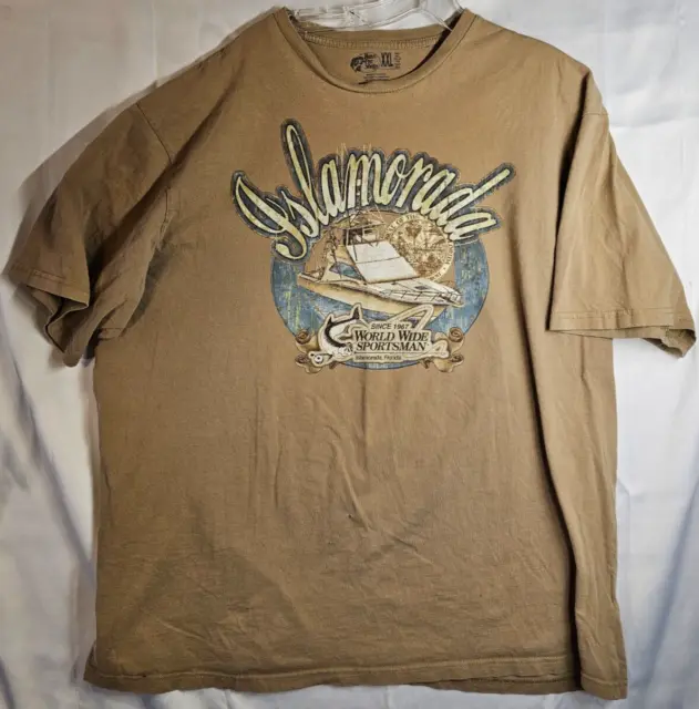 BASS PRO SHOPS World Wide Sportsman Islamorada Florida Fishing Shirt SZ XXL  $14.99 - PicClick