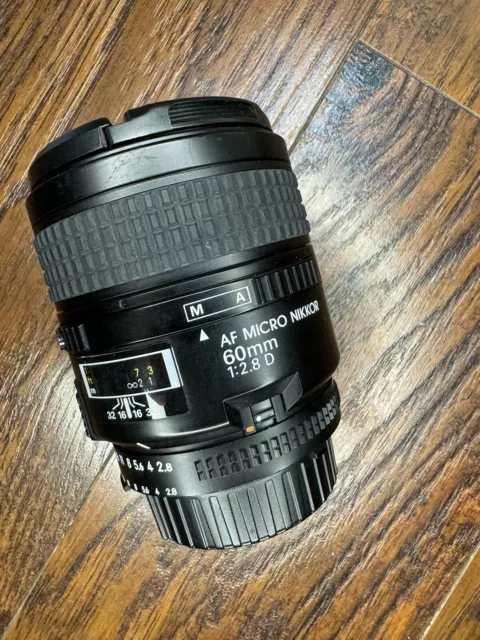 Nikon AF Micro-NIKKOR 60mm f/2.8 D Prime Macro Lens [Near Mint] #Z5A