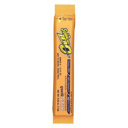 Sqwincher 159060200 Qwik Stik(Tm) Sugar Free Drink Mix Powder 0.6 Oz., Orange,
