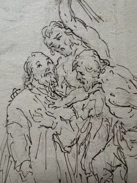 Dessin Ancien, Scuola Italiana del XVII sec, Old master drawing, disegno antico