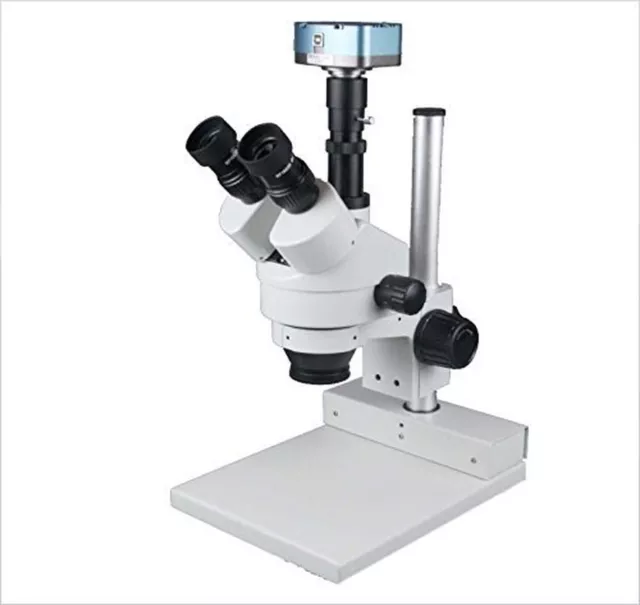 Radical 50x Largo WD Digital Zoom Estéreo Trinocular Disección Microscopio 3Mp