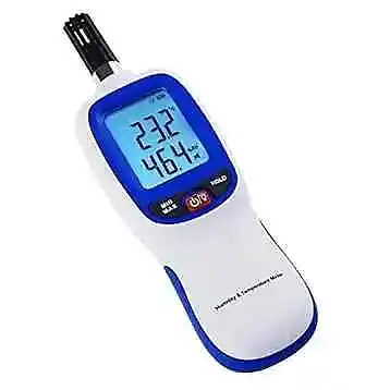 Digital Humidity & Temperature Meter Hygrometer Psychrometer, Dew Point and