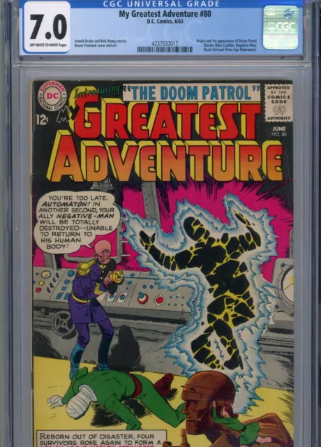 My Greatest Adventure #80 Higher Grade Premiani 1St App. Doom Patrol