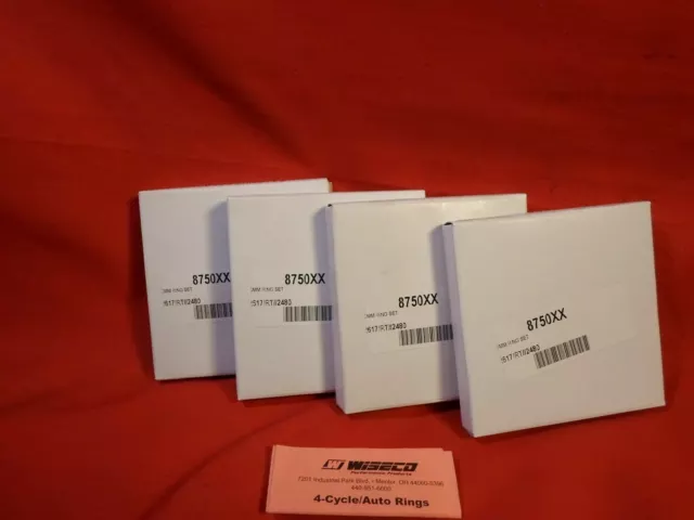 Wiseco Piston Rings 4 Cylinder SET 87.5mm  8750XX RINGS