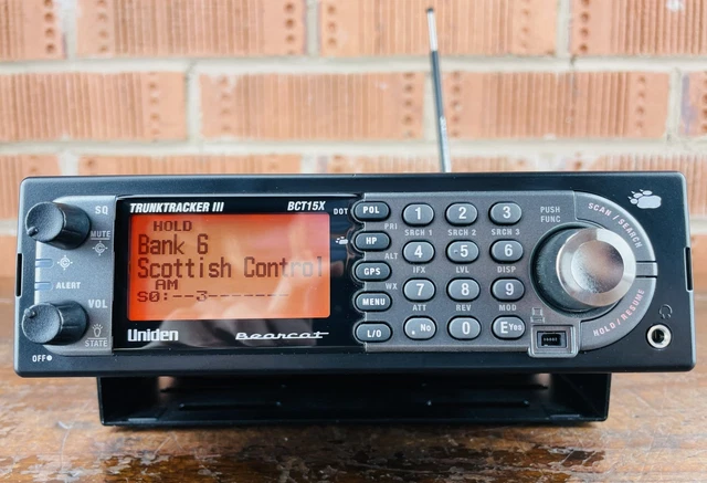 UNIDEN BEARCAT TRUNKTRACKER III BCT15X Ham Radio Scanner Wide Band GPS ...